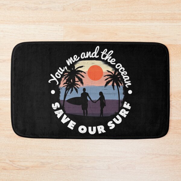 Item preview, Save Our Surf - Retro Vintage Brushed Sunset designed and sold by JordanHolmes.