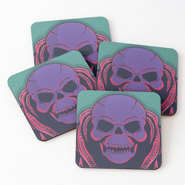 Item preview, Vaporwave Popart Skull designed and sold by flamingkitties.