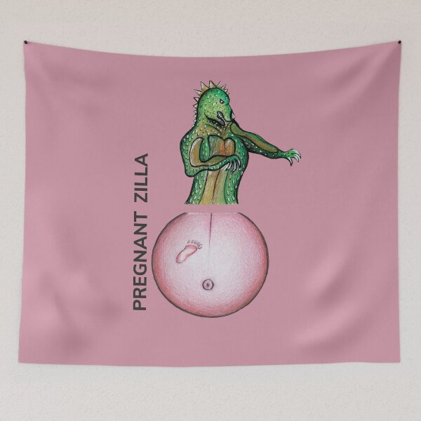 Item preview, PREGNANT ZILLA by FrankenDuo twilight pink designed and sold by FrankenDuo.
