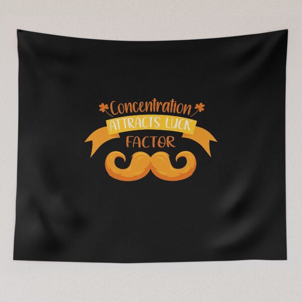 Item preview, Concentration attracts luck factor. designed and sold by bdmart33.