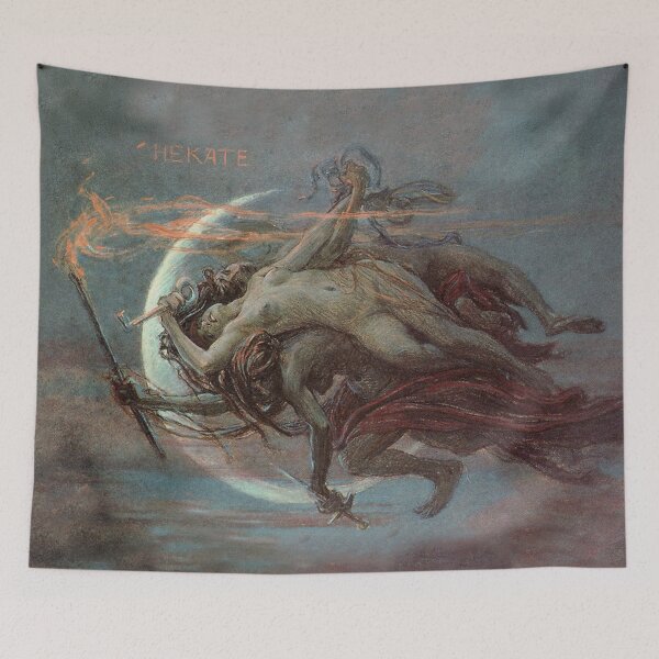 Aperçu de l'œuvre Hekate vintage wiccan artwork créée et vendue par Vintage Designs +.