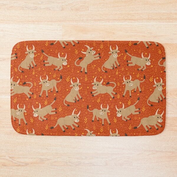 Item preview, Playful Oxen Pattern designed and sold by DeKoro.