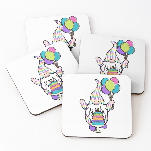 Item preview, Birthday Gnome Nordic Gnomes Birthday Cake Balloons designed and sold by funnytshirtemp.
