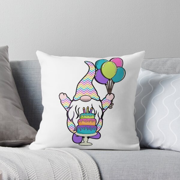 Item preview, Birthday Gnome Nordic Gnomes Birthday Cake Balloons designed and sold by funnytshirtemp.