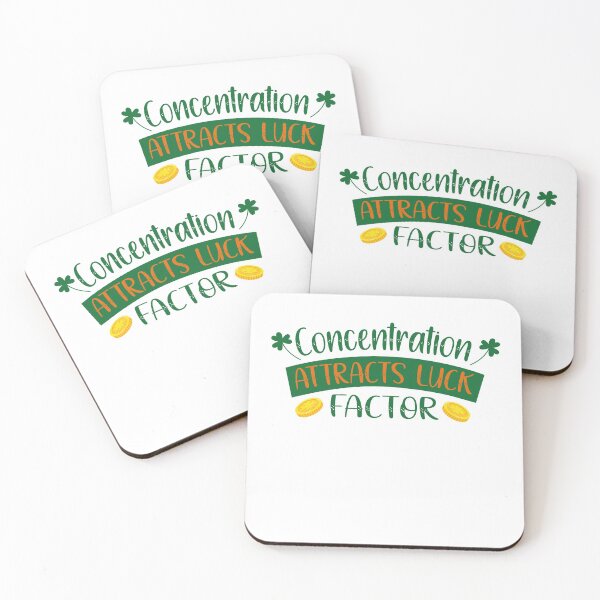 Item preview, Concentration attracts luck factor. designed and sold by bdmart33.