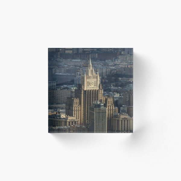 Russian Foreign Ministry, Ministry of Foreign Affairs of the Russian Federation Acrylic Block