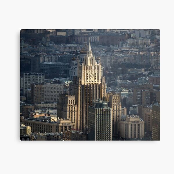 Russian Foreign Ministry, Ministry of Foreign Affairs of the Russian Federation Metal Print