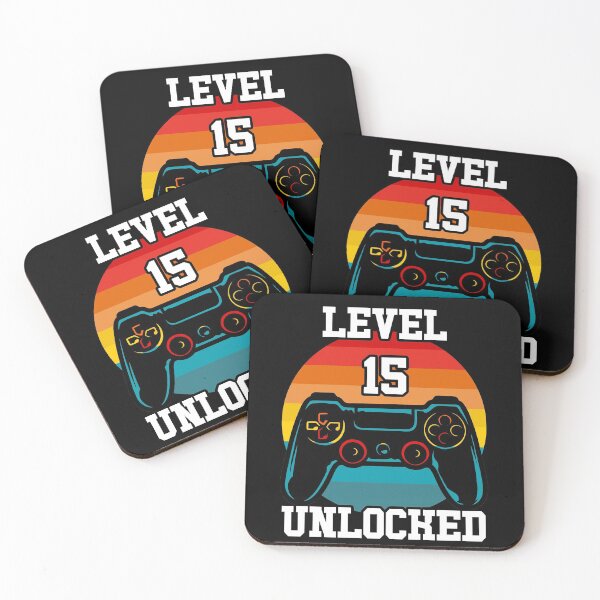 Item preview, Level 15 unlocked funny illustration gift  designed and sold by KO-Design.