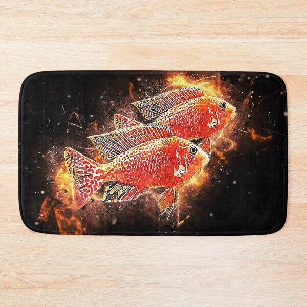 Artikelvorschau, Dragonblood Peacock Cichlid Flame Theme entworfen und verkauft von GFishy.