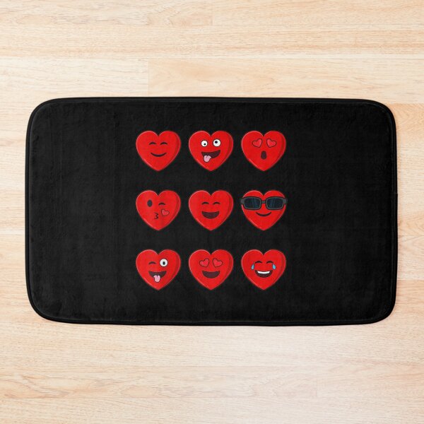 Item preview, Heart Emojis Valentines Day Emoticons designed and sold by kirsticharles.