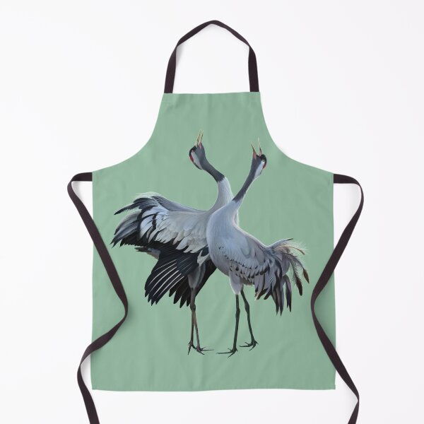 Item preview, The Common crane bird illustration designed and sold by nightlyforest.