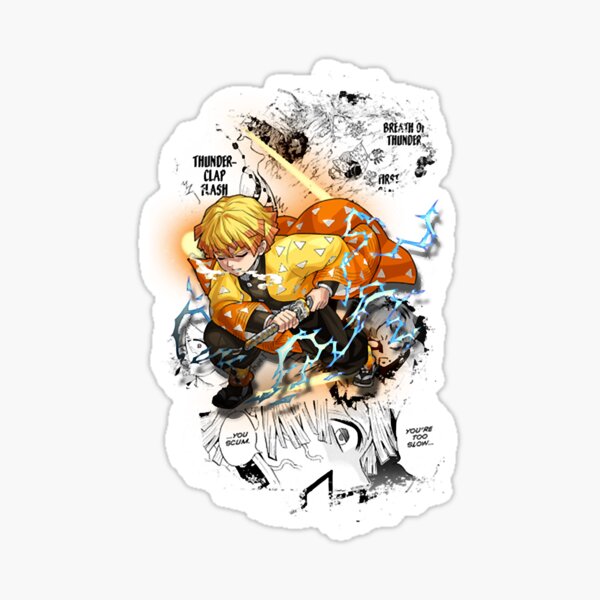 Lightning Demon Killer Sticker