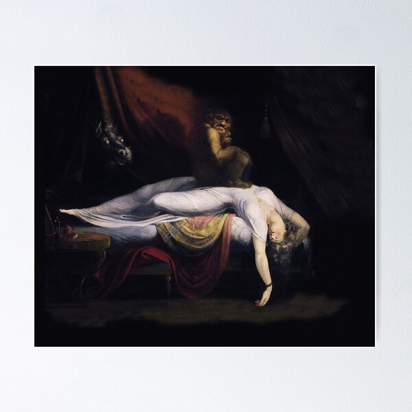 Item preview, The Nightmare  vintage illustration designed and sold by Vintage Designs +.
