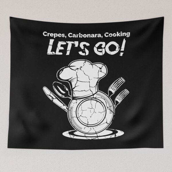 Item preview, Crep�s Carbonara Cooking Lets go Cook Or Chef designed and sold by SusanneVogler.