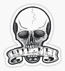 BITE ME - Art By Kev G Sticker