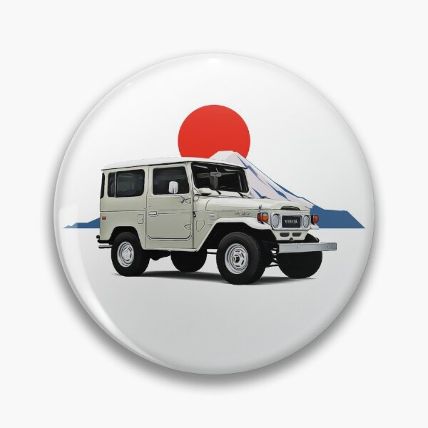 Item preview, FJ40 Landcruiser Fuji JDM Japan Print designed and sold by Auto-Prints.