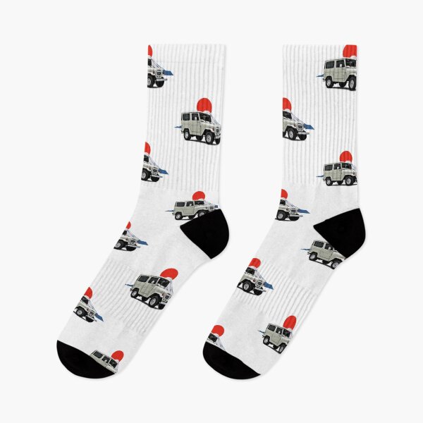 Item preview, FJ40 Landcruiser Fuji JDM Japan Print designed and sold by Auto-Prints.