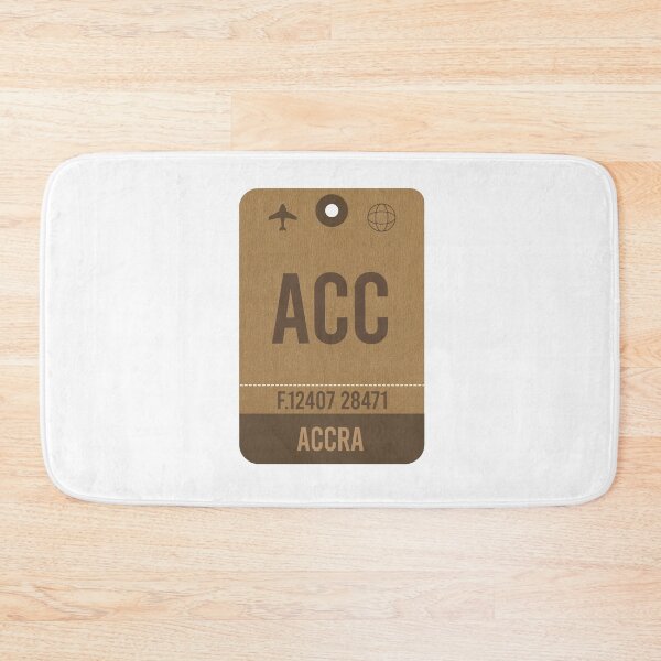Item preview, Accra Airport Code, Airport Vintage Luggage Tag designed and sold by InspireShop.