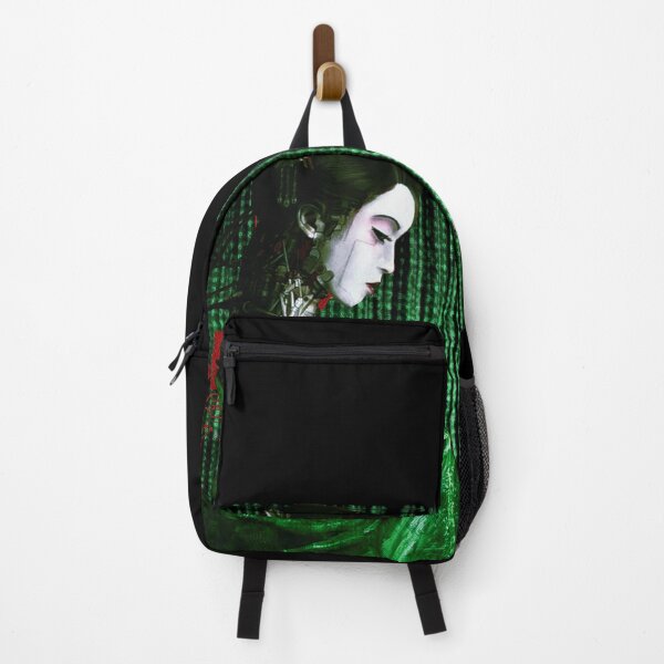 Item preview, Cyberpunk Geisha Matrix Code Glitch Japanese Vaporwave designed and sold by OWLvision33.