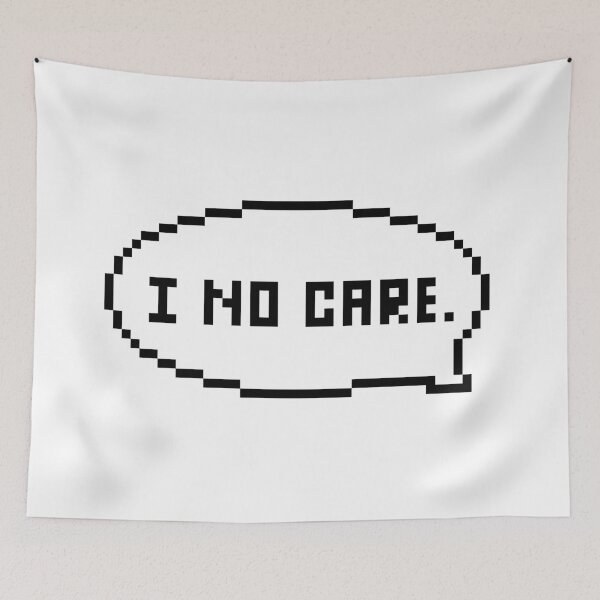 Item preview, I DO NOT CARE. designed and sold by Claudia Martínez Molina.