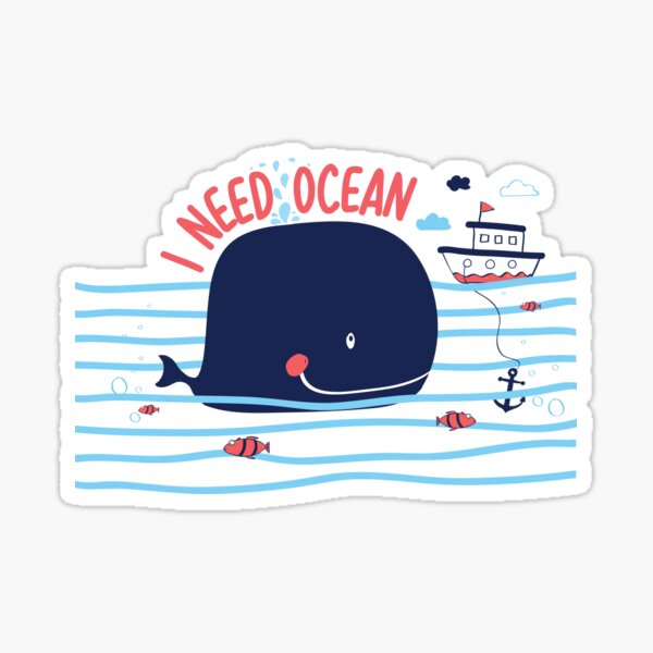 Vista previa del artículo con la obra «Bonita ballena en su entorno natural, el océano.», diseñado y vendido por LeCoinduCagou.