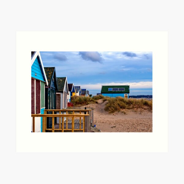 Item preview, Beach Huts Hengistbury Head Dorset England UK designed and sold by AndyEvansPhotos.