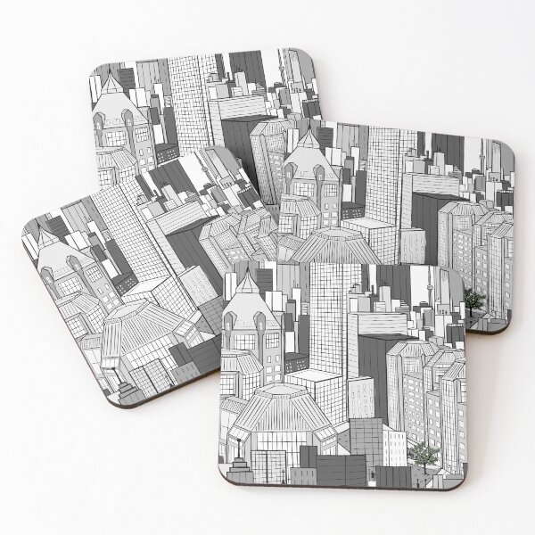 Item preview, City Living monochromatic designed and sold by Quick Brown Fox Canada.