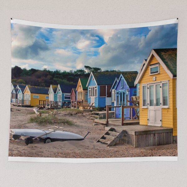 Item preview, Beach Huts Hengistbury Head Dorset England UK designed and sold by AndyEvansPhotos.
