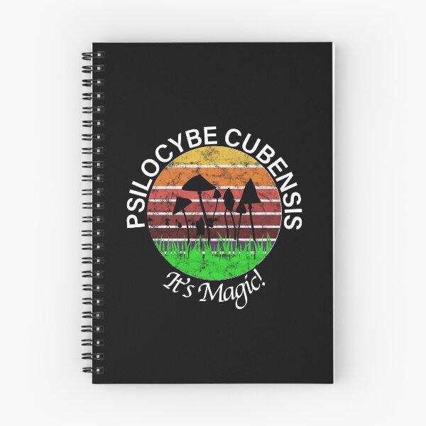 Item preview, Psilocybe Cubensis - Magic Mushrooms - Terence mckenna Psilocybin (white on black) designed and sold by Fruitsome.