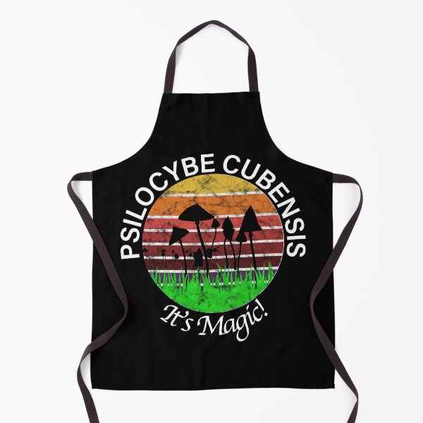 Item preview, Psilocybe Cubensis - Magic Mushrooms - Terence mckenna Psilocybin (white on black) designed and sold by Fruitsome.