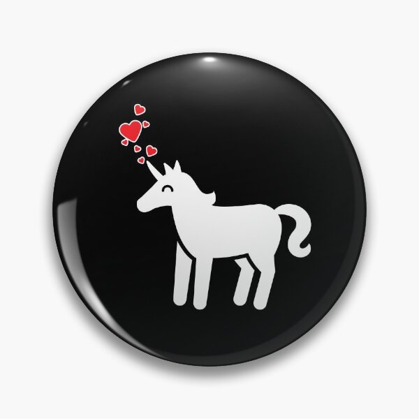 Item preview, San Valentín Unicornio (Negro) designed and sold by InkTheMoon.