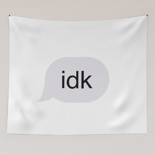 Item preview, I don't know. IDK designed and sold by Claudia Martínez Molina.