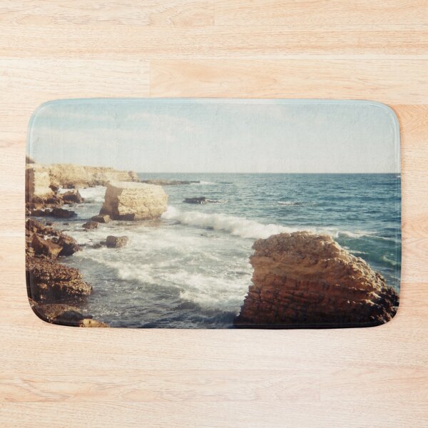 Item preview, Crashing Waves - Cliffs of Cassis designed and sold by Bryony Rose.