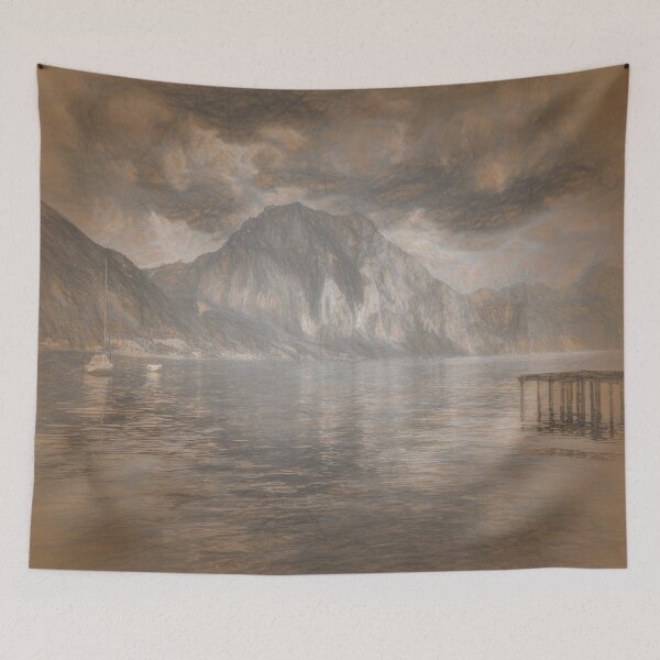 Artikelvorschau, Traunsee Lake da Vinci entworfen und verkauft von Londonimages.