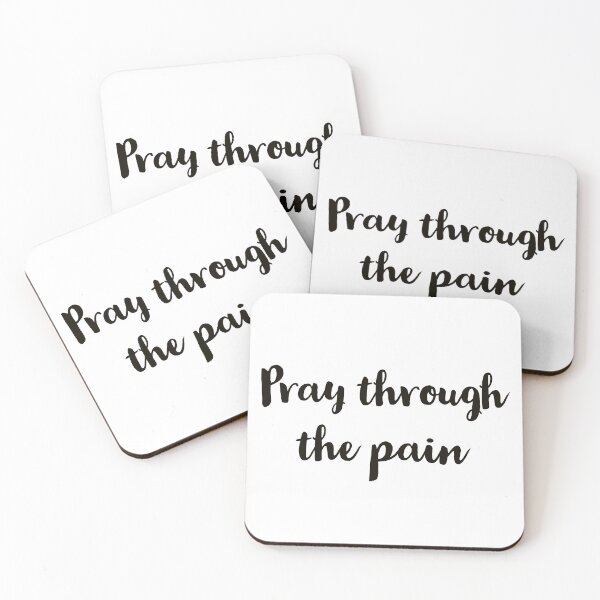 Item preview, Pray through the pain designed and sold by road-to-faith.