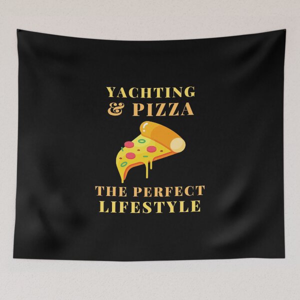 Aperçu de l'œuvre yachting et pizza créée et vendue par SnowballStep.