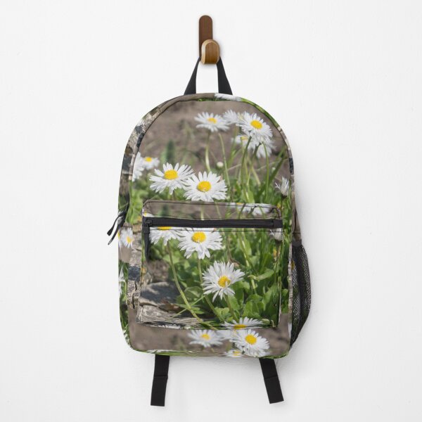 Item preview, white and yellow daisies with green foliage next to the stone designed and sold by nataliavavilina.