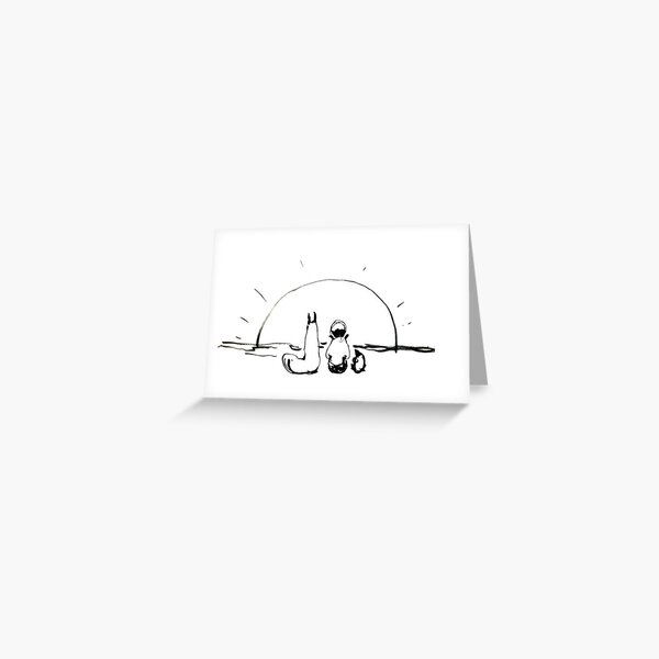 Charlie Mackesy Sunset Greeting Card
