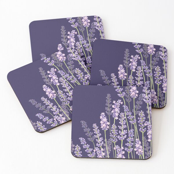 Item preview, Midnight Lavender Fancy - Purple Flowers designed and sold by Fiona Calder Designs.