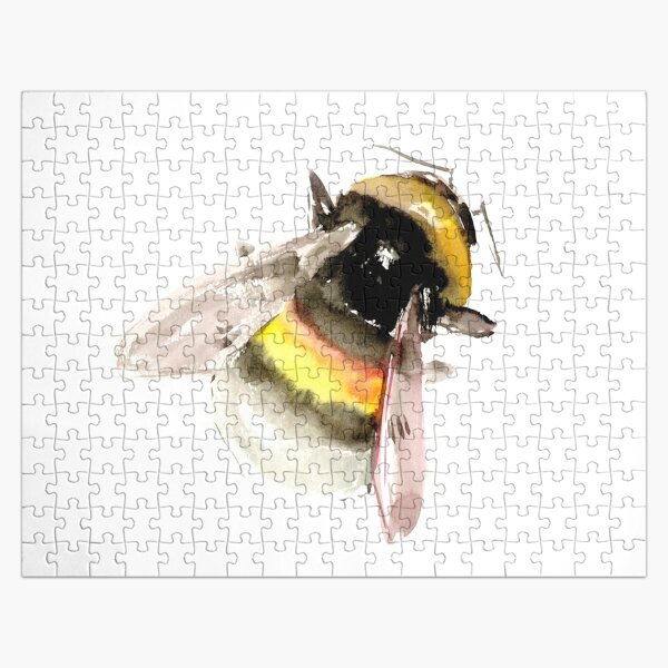 Bumblebee, bee art, bee design, minimalist bee honey Hand & Bath Towel by  SurenArt