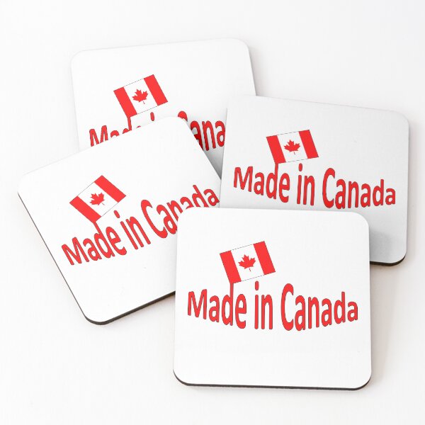 Item preview, Proud Canadian Red Font says made in Canada   designed and sold by Vicky Rodden.