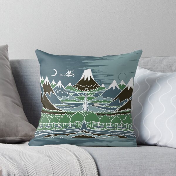 Item preview, Midnight Forest mountain path in the style of J.R.R.Tolkien designed and sold by Designwebjae.