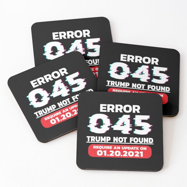Item preview, INAUGURATION DAY 2021 ERROR 045 TRUMP NOT FOUND REQUIRE AN UPDATE ON 01 20 2021, BIDEN HARRIS PRESIDENT designed and sold by TheFirstOne.