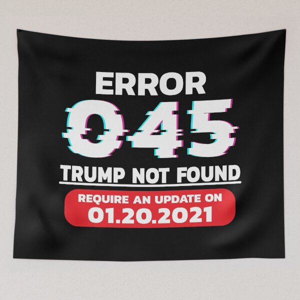 Item preview, INAUGURATION DAY 2021 ERROR 045 TRUMP NOT FOUND REQUIRE AN UPDATE ON 01 20 2021, BIDEN HARRIS PRESIDENT designed and sold by TheFirstOne.