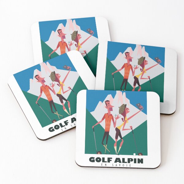 Item preview, Golf Alpin poster designed and sold by GAGodel.