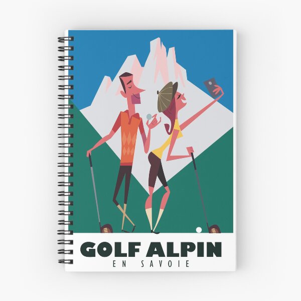Aperçu de l'œuvre Affiche Golf Alpin créée et vendue par Gary Godel.