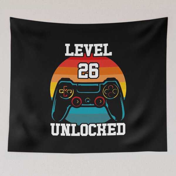 Item preview, Level 26 unlocked funny illustration gift  designed and sold by KO-Design.