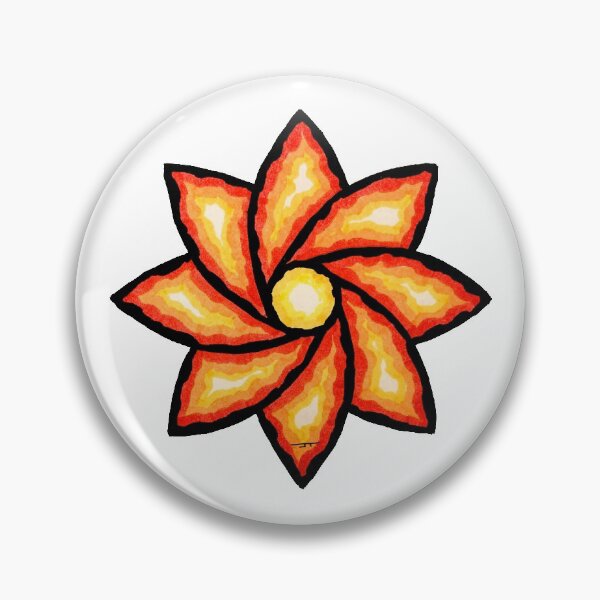 Item preview, geometric flower designed and sold by baldartist80.