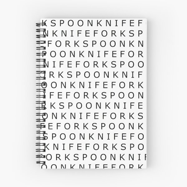 Item preview, F O R K S P O O N K N I F E designed and sold by Sarah Bratt.