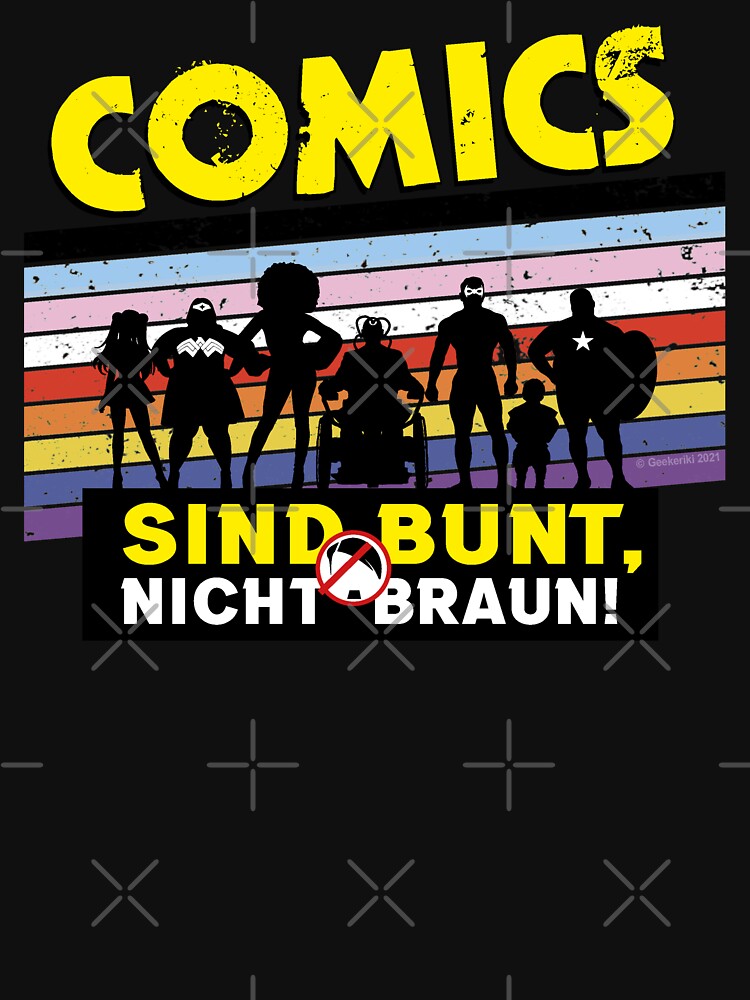 Thumbnail 7 von 7, Classic T-Shirt, Comics sind bunt! designt und verkauft von Yellocatbean.